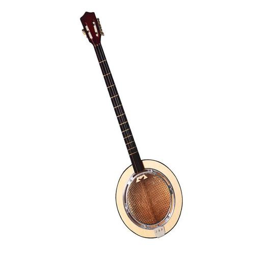 秦琴樂(lè)器圓琴三弦莽蛇皮民間彈撥樂(lè)器伴奏民族樂(lè)器配件琴包三玄