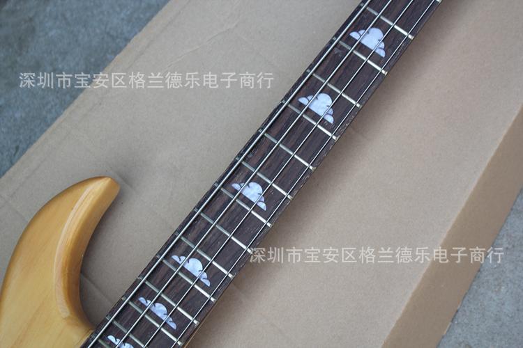 4弦通體電貝斯 玫瑰木指板 金色配件 工廠直銷 量大從優(yōu)