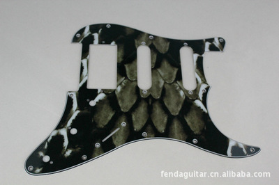 【類FENDER電吉他護(hù)板ST劍龍紋護(hù)板單單雙拾音器孔】價格,廠家,圖片,樂器配件,惠州市惠陽區(qū)秋長倍音五金電子加工部-
