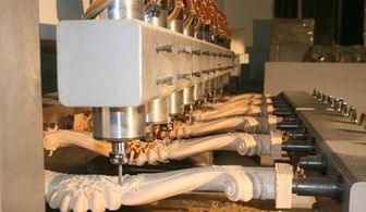 八頭圓柱體雕刻機數控樓梯扶手雕刻機